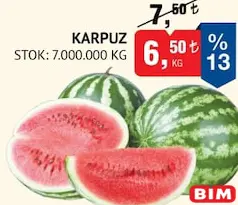 KARPUZ KG fiyat ve kampanya bilgisi